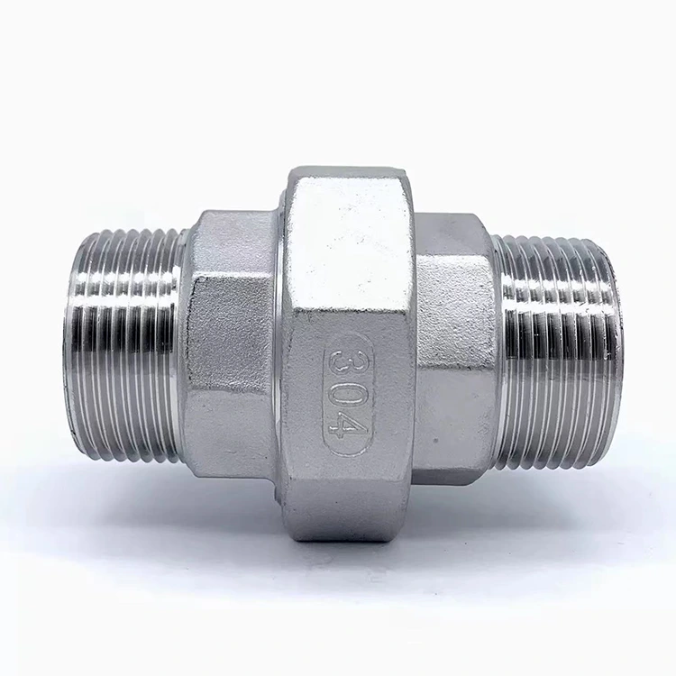 Doppelte Außengewindeverbindung für Sanitärinstallationen