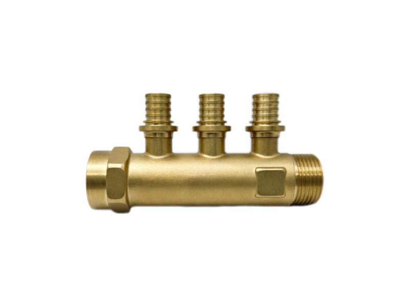 Einteiliger Verteiler aus Messing