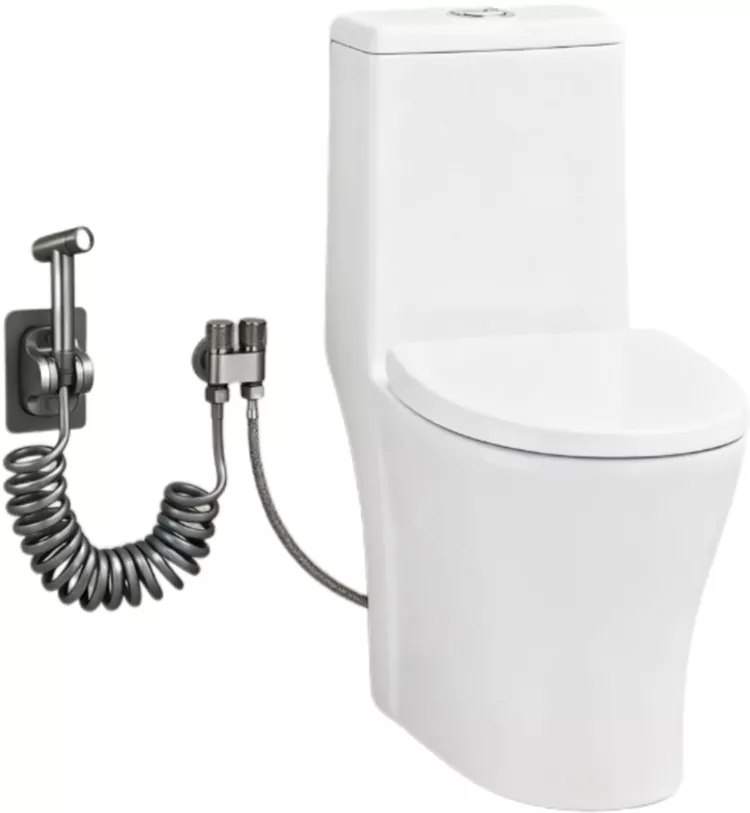 Wandmontiertes Toiletten-Booster-Sprühpistolen-Set